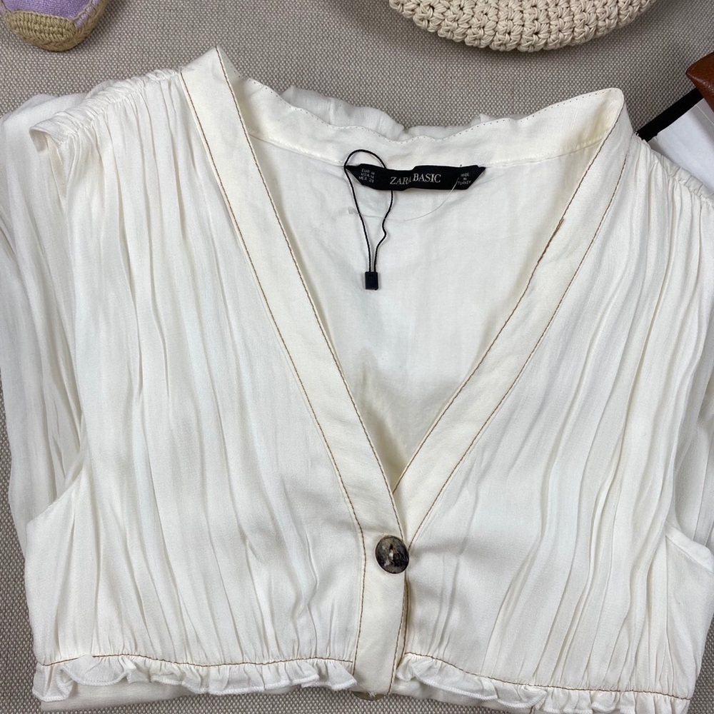 Zara basic White dress brand new - Picture 3 of 7